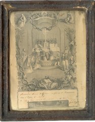 Diplôme de première communion de Delphine RANNAUD FAVRE - 1878