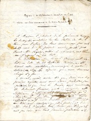 Réponse à la délibération du Conseil de Sixt relative aux biens communaux de la section de Sur-le-Four-1845