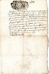 Lettre de Mr Claude MOCCAND – 1767
