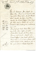 Acte de vente d’une pièce de terre en prés entre Jean Joseph PERRIER et Marie Eugène – 1864