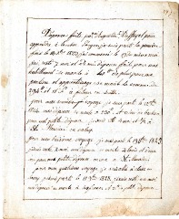 Carnet de dépenses par Augustin DEFFAYET – 1823