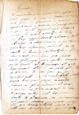 Lettre pour une requête