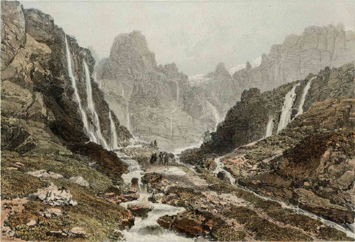 Lithographie du fond de la Combe