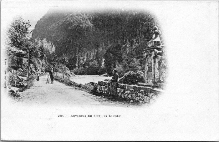 Carte postale du  village de Sougey