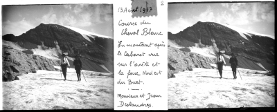 Photo d'une course au Cheval Blanc - 1917