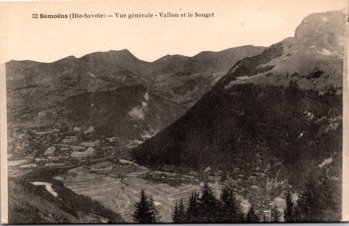 Vue générale sur les Vallons et Sougey