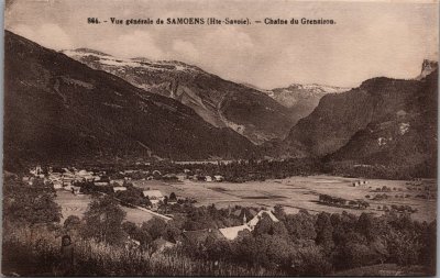 Vue générale de Samoëns