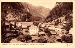 Vue générale sur le village de Sixt-Fer-à-Cheval