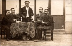 Photo lors d'une partie de cartes