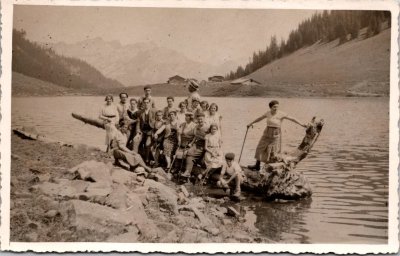Photo de groupe au lac de Gers