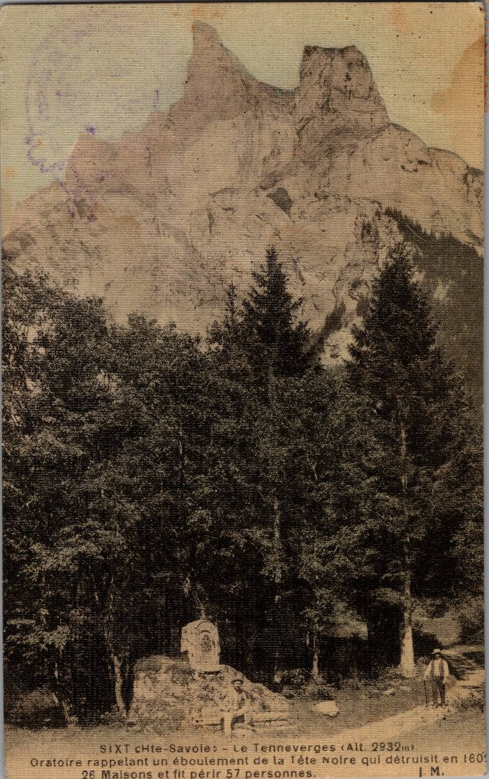 Oratoire au Fer-à-Cheval élevé à la mémoire des victimes de l'éboulement de Tête Noire 