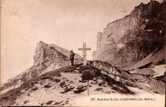 Photo au sommet du Col d'Anterne 