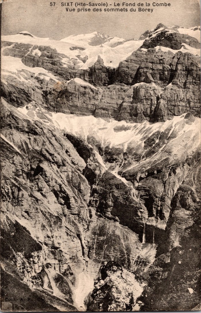 Le Fond de la Combe vu des sommets du Boret