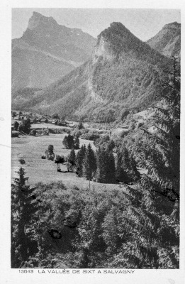 Carte Postale - La vallée de Sixt à Salvagny