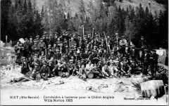 Corvée pour le Chalet des Anglais - 1925