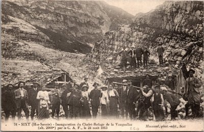 Inauguration du chalet-refuge de la Vogealle
