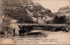 Carte postale du Pont du Molliet