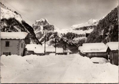 Carte postale de Nambride en hiver dans les années 60