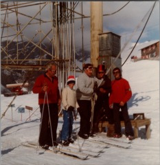 Photo au téléski de la joux
