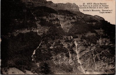Carte postale La Paroi et la pointe de Sambet
