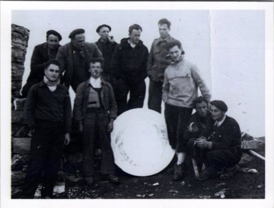 Photo au sommet du Buet en 1954