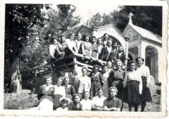 Photo à la sortie de JAC (Journée des Actions Catholiques) - 1940