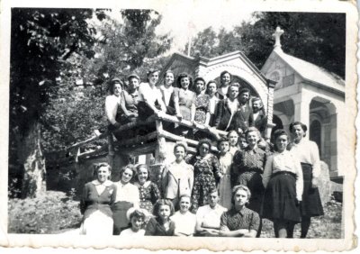 Photo à la sortie de JAC (Journée des Actions Catholiques) - 1940