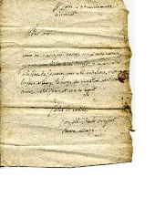 Lettre de Josephte Baud-Gresset veuve Monge 