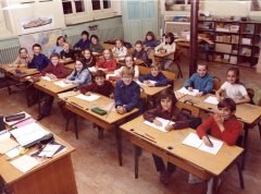 Photo de classe de l'école de Sixt 1973-1974