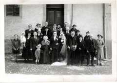 Mariage de Ponce MOCCAND et Angèle RICHARD dans les années 40