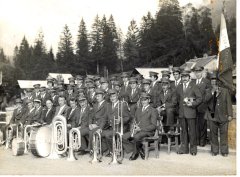 Photo de la fanfare de Sixt 1978-80
