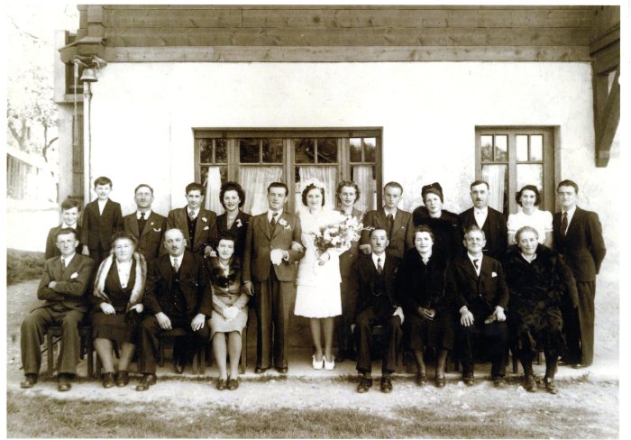 Mariage de Victor JAY et Gilberte PIN dans les années 40-50